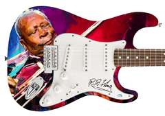 B.B. King Autographed Signed Photo Graphics Guitar ACOA