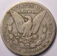 1904-S Better Date! Morgan Silver Dollar, Circulated.