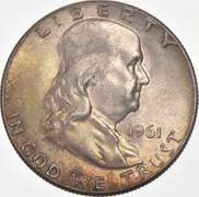 1961 Franklin Half Dollar