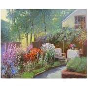 Afternoon in the Garden Original by Feng