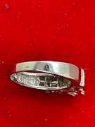 CERTIFIED 14K WHITE GOLD AND DIAMOND RING