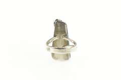 Sterling Silver Native American Coral Turquoise Onyx Ring