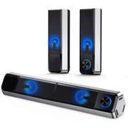 Computer Speakers Bluetooth 5.0 Detachable LED Light