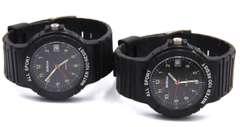 Group of 8 Amitron Sport Black Date Watches