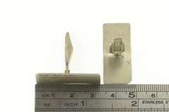 Sterling Silver Scantron Test Form Scholar School Teacher Cuff Links
