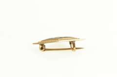 10K Yellow Gold Delta Kappa Epsilon Enamel Greek Lapel Pin/Brooch
