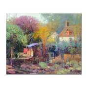 Lily Pond Garden Original by Feng