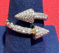 LADIES 14K YELLOW GOLD RING WITH 1.25 CARAT OF DIAMOND