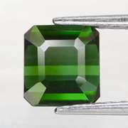 Superb color in this 1.70ct rich apple green Tourmaline