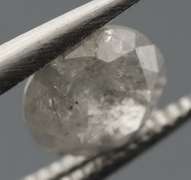 Bright! .55ct gray Diamond solitaire