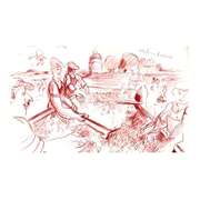 Harvest at Chateau Latour (Bordeaux) Original by Ensrud