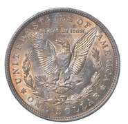 1921 Morgan Silver Dollar Rainbow Toned