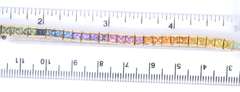 Attractive Yellow Gold approximate 10.20ctw Multi Color Sapphire Channel Set Bracelet