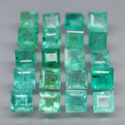 Vivid! Top green 2.95ct Colombian Emerald set