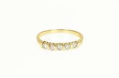 14K Yellow Gold 0.50 Ctw Classic Diamond Wedding Band Ring