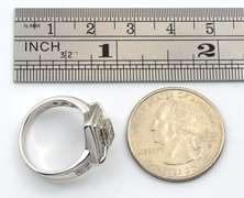 Stately Diamond Ring in 18K WG