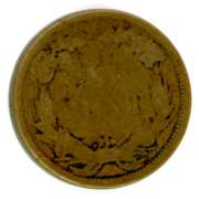 1858 Large Letters Flying Eagle Cent
