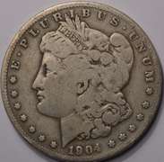 1904-S Better Date! Morgan Silver Dollar, Circulated.