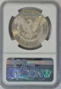Nearly Gem BU 1879-S Morgan Silver Dollar. NGC MS64