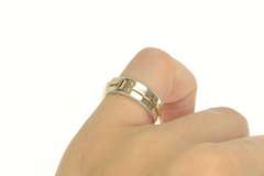 Sterling Silver Tiffany & Co T Square Designer Band 6.0mm Ring