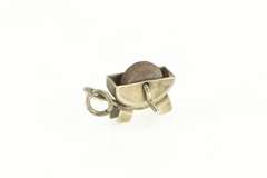 Sterling Silver 3D Articulated Stone Grinder Blacksmith Charm/Pendant