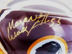 Marcus Washington, Redskins Autographed Riddell Mini Helmet