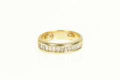 14K Yellow Gold 0.70 Ctw Baguette Diamond Wedding Band Ring