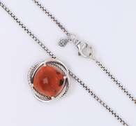 David Yurman Infinity Citrine Pendant on Chain