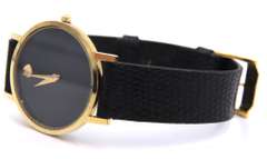 Movado Museum Quartz Watch with Black Leather Strap