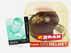Norm Snead, Redskins Autographed Mini Helmet w/Card