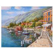 Lake Como Villa Limited Edition by Park, S. Sam
