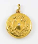 Stunning Antique Locket with Diamond