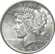 1934-D Peace Silver Dollar