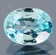 Vivid blue and top luster 1.95ct Cambodian Zircon