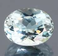 Gorgeous 1.64ct untreated platinum blue Aquamarine