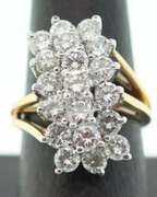 LADIES 14K GOLD WITH 3.00 CARAT DIAMONDS