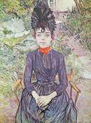 Toulouse Lautrec, Justine Dieuhl in the Garden