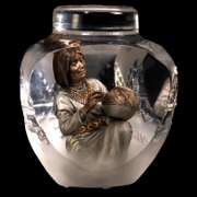 Hands Of Time Sculpture/ Glass by Pardell, Christopher
