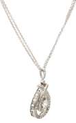 Eyecatching White Gold 1.25ct Diamond Pendant on Chain