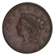 1837 Young Head Large Cent - Sharp
