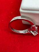 CERTIFIED LADIES PLATINUM AND DIAMOND RING