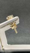 0.70 CARAT T.W. ROUND BRILLIANT STUD EARRINGS WITH 14K YELLOW GOLD SETTING