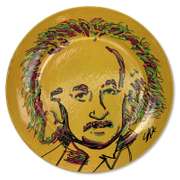 Einstein Original by Steve Kaufman (1960-2010)