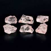 Whisper pink! Untreated! Uncut! 26.26ct Morganite set