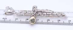 Fantastic White Gold Cross Pendant