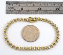 Popular S Link Diamond Bracelet