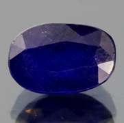 Lovely 6.15ct ink blue Sapphire from Mozambique