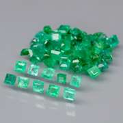 Collectors 2.21ct real Colombian Emerald set