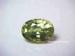 3X4MM OVAL GREEN SAPPHIRE GEMSTONE