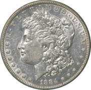 1884-S Morgan Silver Dollar